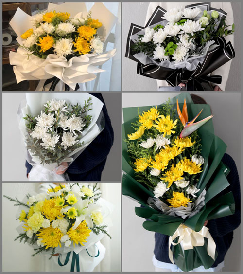 山西晋中灵石县马和乡曲陌村白事花束代送